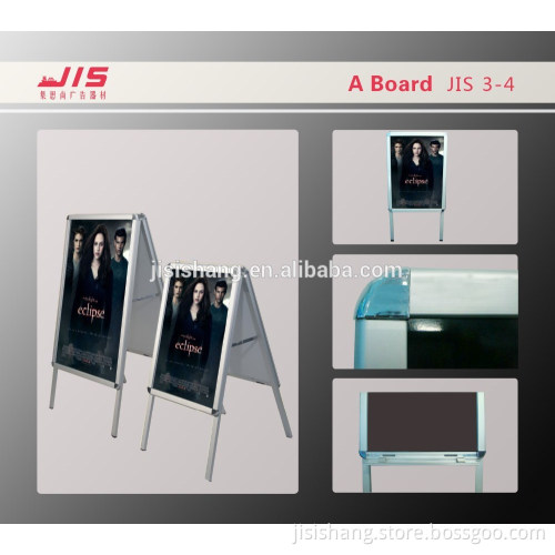 JIS3-4,Advertising exhibition trade show display promotion usage,Double side black board aluminum Poster board